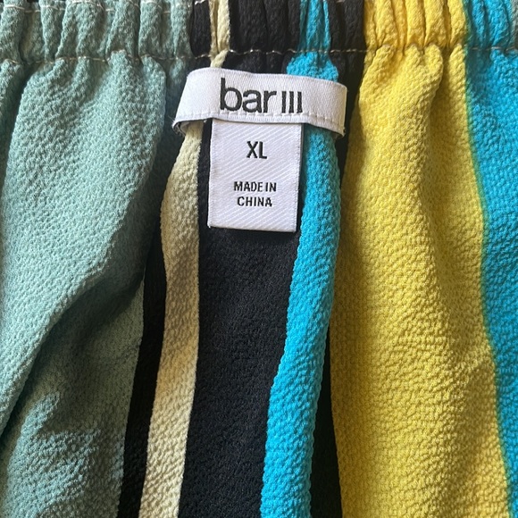 Macy's Bar III Matching Top and Pants Striped Set - Picture 13 of 16